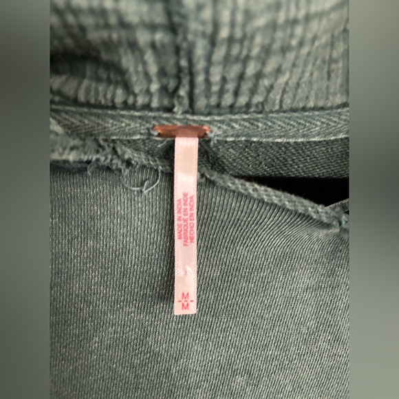 FREE PEOPLE Love Letter Green Hoodie - Picture 3 of 7